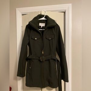 BCBGeneration Olive Utility Jacket with Belt